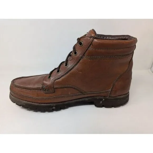 Rocky 3358 Gore-Tex Boots Mens 10 M Brown Leather Hiking Chukka‎ Ankle Vibram